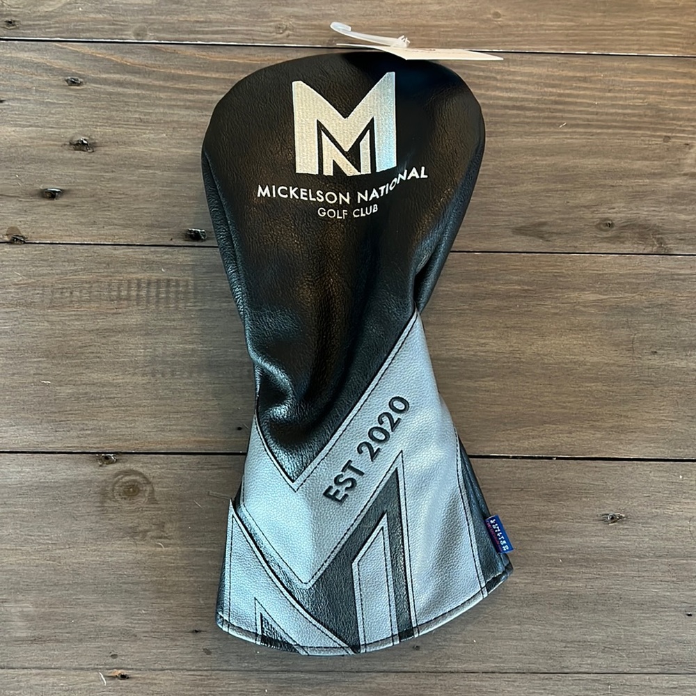 NWT Mickelson National Golf Club Custom Driver Cover.